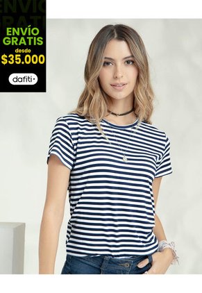 Camiseta Mujer Bicolor Rutta 32851