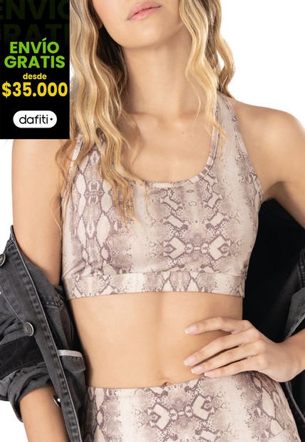 Top Para Mujer Estampado Piton Rutta