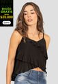 Blusa Mujer Negro Rutta 110123 de Rutta