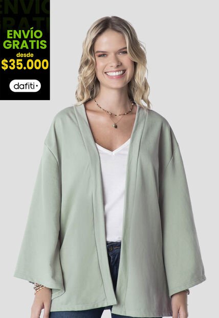 Cardigan Mujer Verde Oliva Rutta 9741