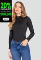 Camibuzo Mujer Negro Rutta 105258 de Rutta