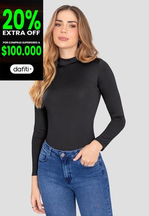 Camibuzo Mujer Negro Rutta 105258