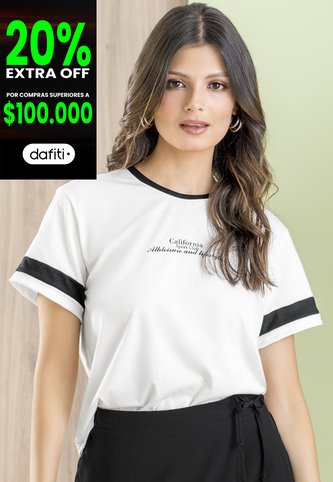 Camiseta Mujer Marfil Rutta 102884 Rutta