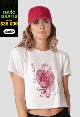 Camiseta Mujer Marfil Rutta 32647 Rutta