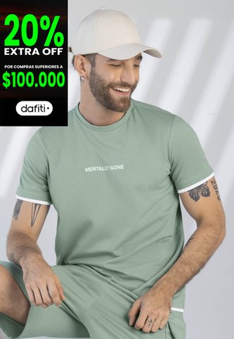 Camiseta Hombre Verde Oliva Rutta 1900 Rutta