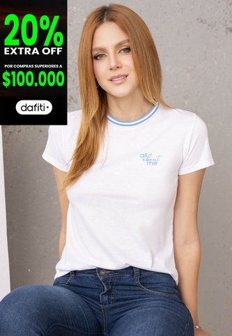 Camiseta Mujer Blanco Rutta 1132 Rutta