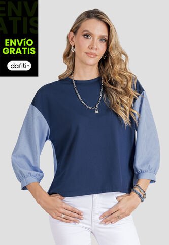 Blusa Mujer Azul Rutta 105906 Rutta