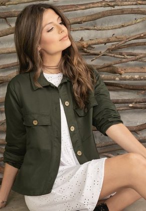 Chaqueta Para Mujer Verde Militar Rutta