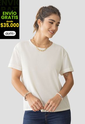 Camiseta Mujer Blanco Rutta 105159