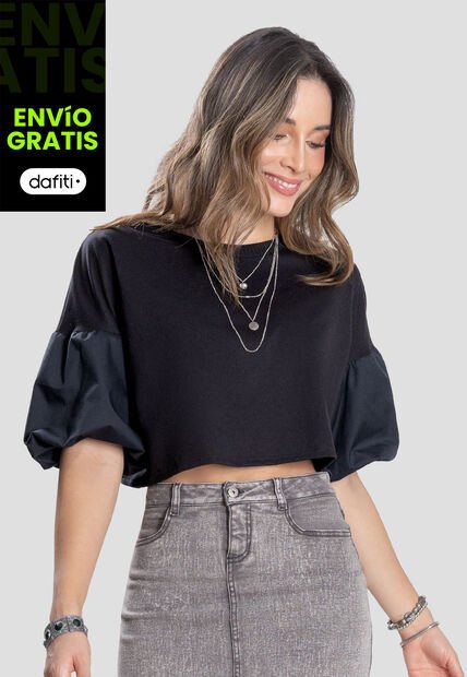 Blusa Mujer Negro Rutta 105160