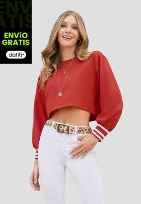 Buzo Mujer Rojo Rutta 104681