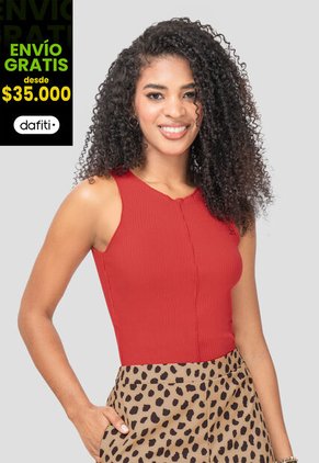 Camiseta Mujer Rojo Rutta 7714