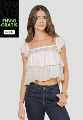 Blusa Mujer Blanco Rutta 104776