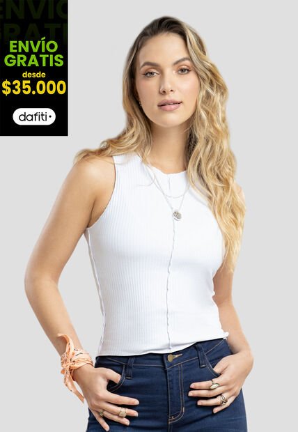 Camiseta Mujer Blanco Rutta 7714