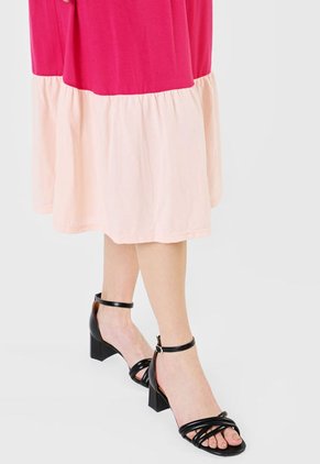 Vestido Magenta-Palo Rosa Rutta