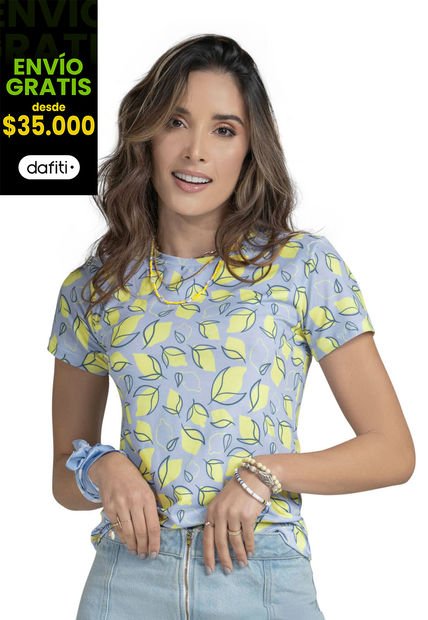 Camiseta Mujer Multicolor Rutta 7682