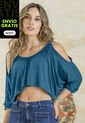 Blusa Mujer Azul Petróleo Oscuro Rutta 102907 de Rutta