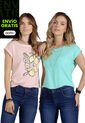 Camiseta Paq X2 Mujer Multicolor Rutta 32661 de Rutta