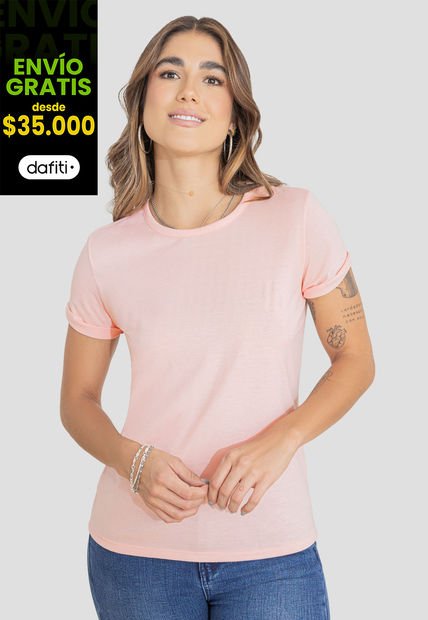 Camiseta Mujer Palo De Rosa Rutta 77403