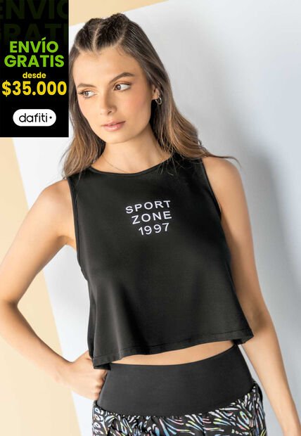 Camisilla Mujer Negro Rutta 100616