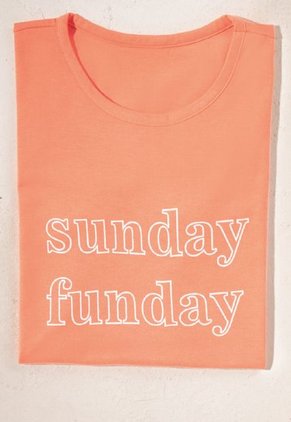 Camiseta Para Mujer Mandarina Rutta