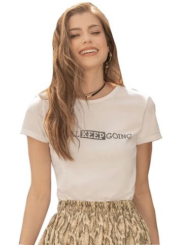 Camiseta Mujer Marfil Rutta 79537 Rutta