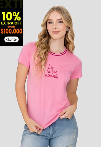 Camiseta Mujer Rosa Rutta 103607 Rutta