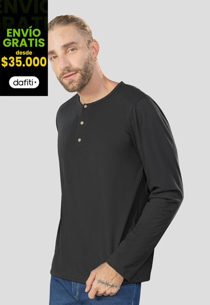 Camibuzo Hombre Negro Rutta 91885