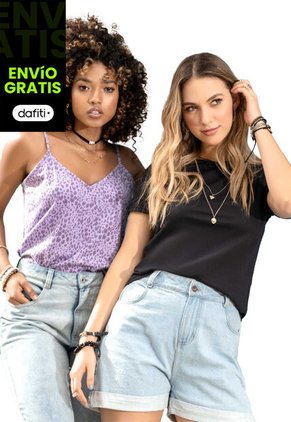 Camiseta Paq X2 Multicolor Rutta 101975