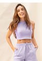 Crop Top Mujer Lila Rutta 92720 de Rutta
