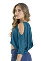 Blusa Mujer Azul Petróleo Oscuro Rutta 102907 de Rutta