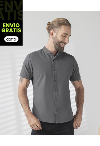 Camisa Hombre Gris Rutta 34514