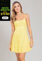 Vestido Corto Mujer Amarillo Pastel Rutta 107383 de Rutta