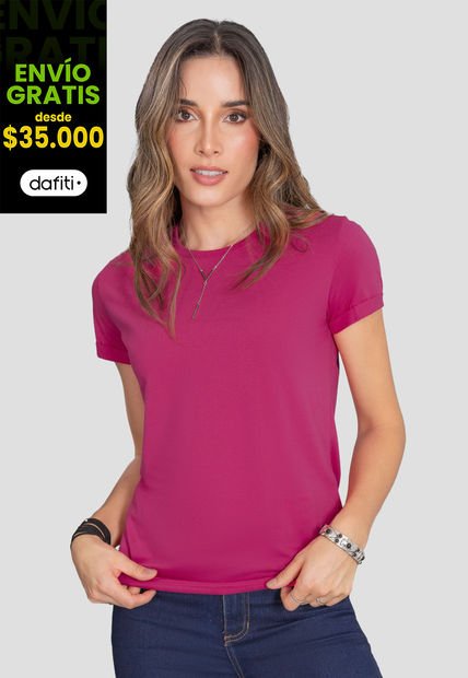 Camiseta Mujer Fucsia Rutta 4173