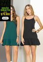 Vestido Paq X2 Mujer Multicolor Rutta 100254 de Rutta