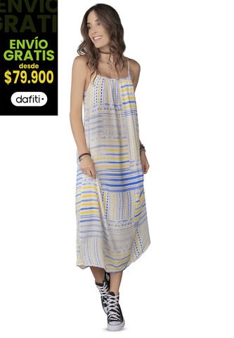 Vestido Largo Estampado Rutta 9756 Rutta