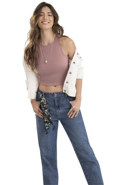 Crop Top Palo De Rosa Rutta 78053
