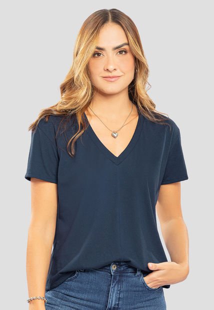 Camiseta Mujer Azul Navy Rutta 107387