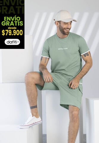 Bermuda Hombre Verde Oliva Rutta 1902 Rutta