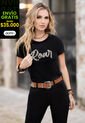 Camiseta Mujer Negro Rutta 9892 de Rutta