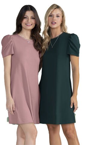 Vestido Corto Verde Botella Rutta 3772 Rutta