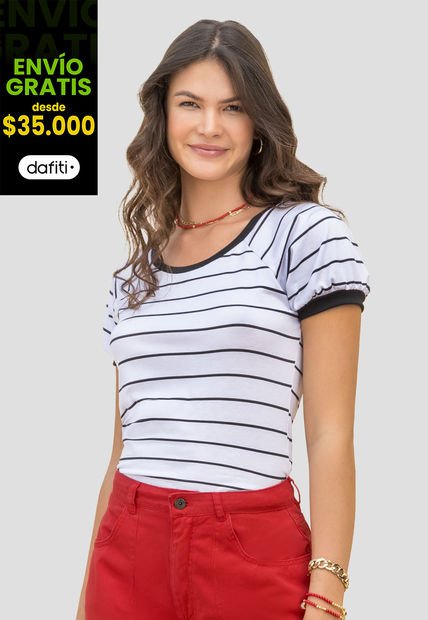 Blusa Mujer Blanco Rutta 104475