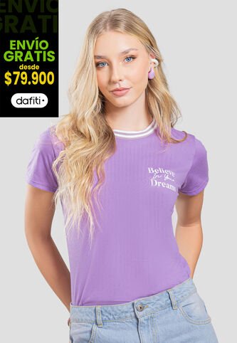 Camiseta Mujer Morado Rutta 107378 Rutta