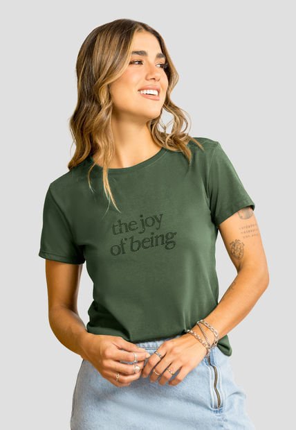 Camiseta Mujer Verde Militar Rutta 104031