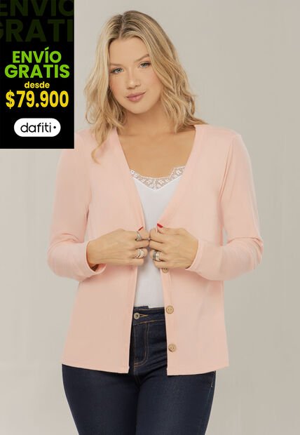 Cardigan Mujer Rosa Rutta 104779