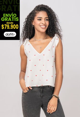 Blusa Mujer Blanco Rutta 104718 Rutta