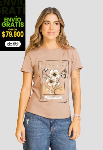 Camiseta Mujer Mocca Rutta 104028 Rutta