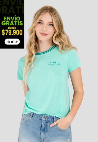 Camiseta Mujer Verde Rutta 103608 Rutta