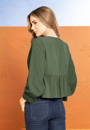 Blusa Mujer Verde Militar Rutta 104030