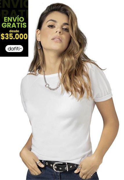 Camiseta Mujer Blanco Rutta 78606